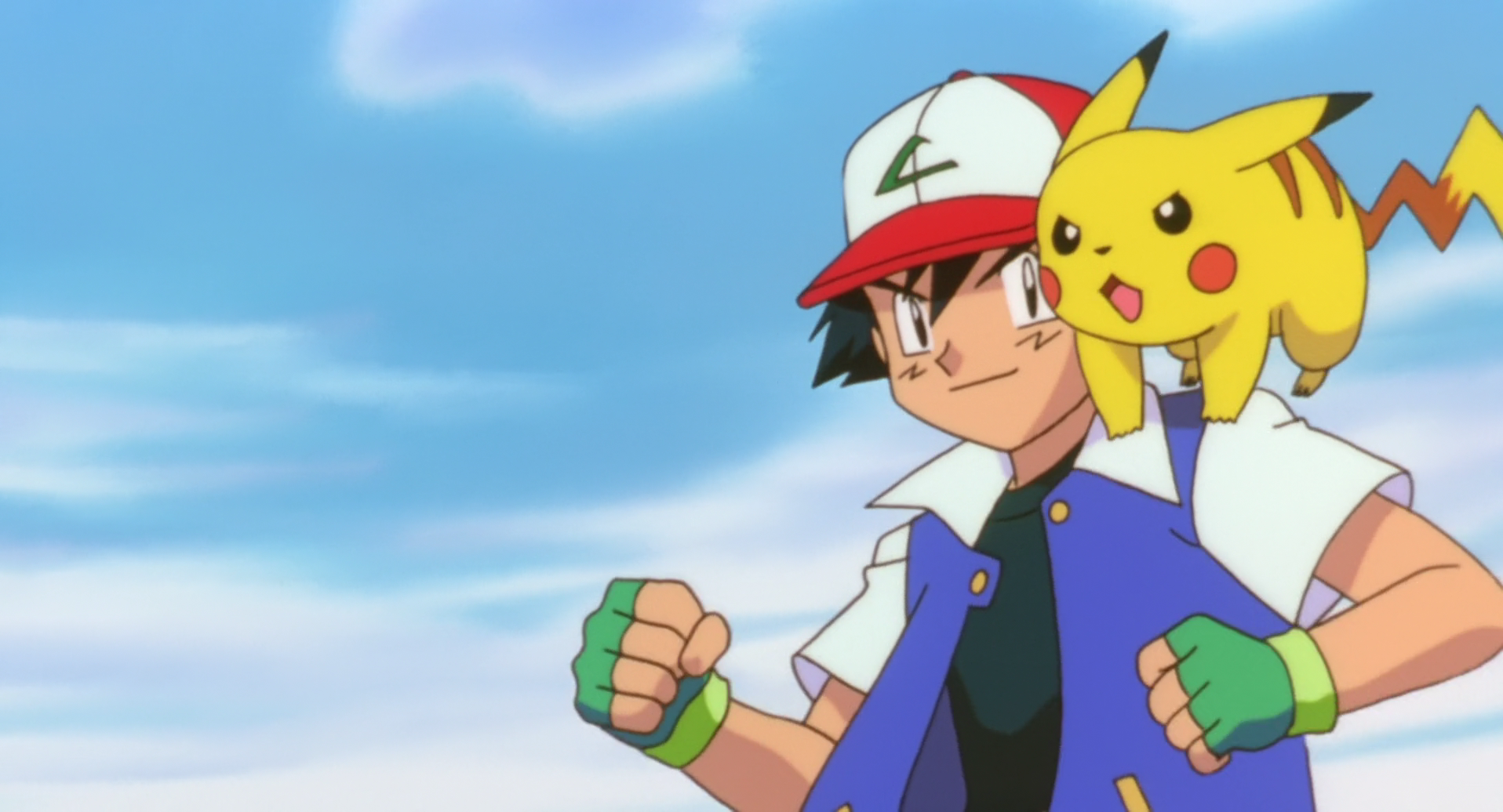Ash Misty Brock Pokémon, 1489x536 Panoramico, Dual Screen