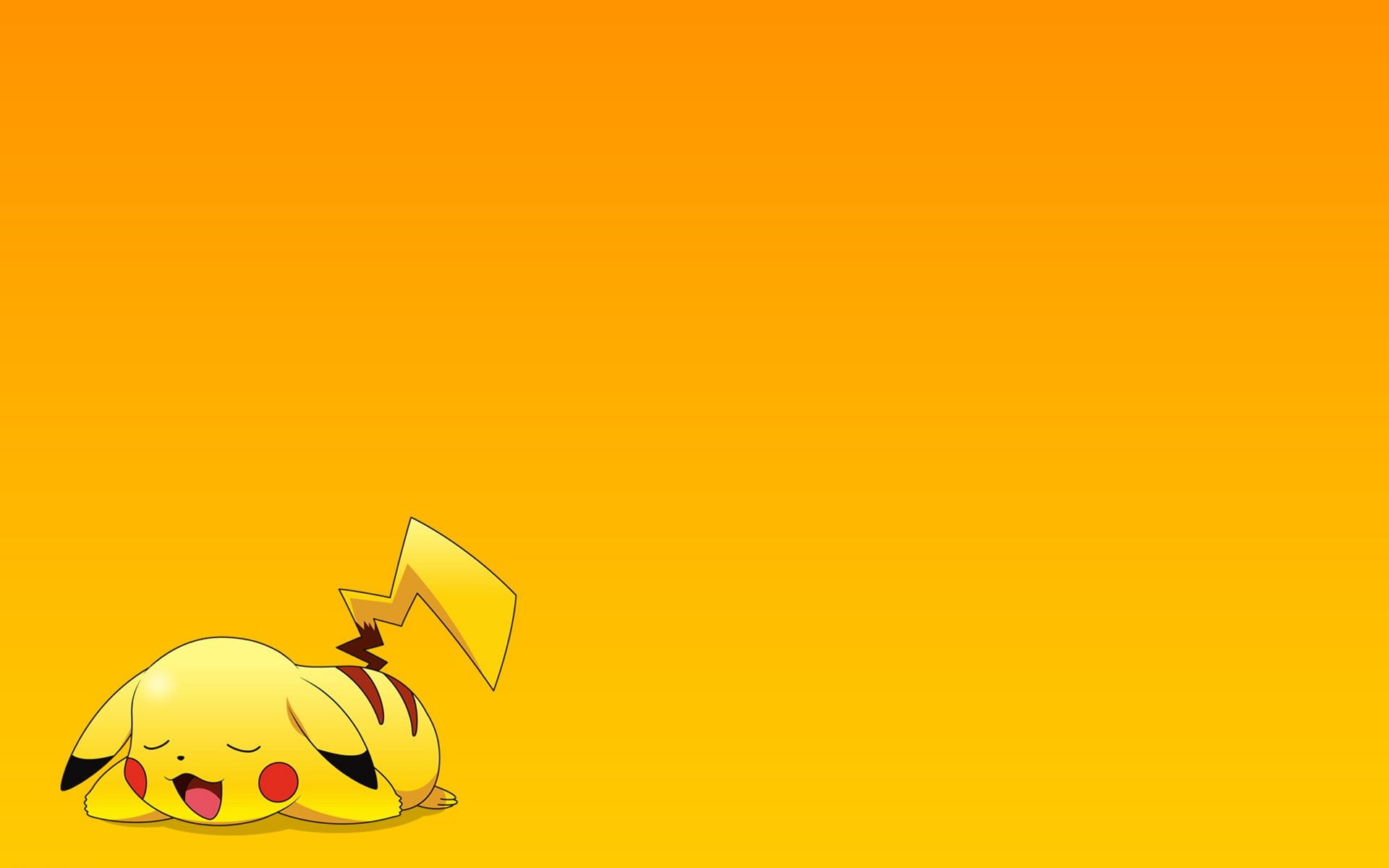 Pikachu assonnato Pokémon, 1080x1920 Full HD Verticale, Samsung Galaxy