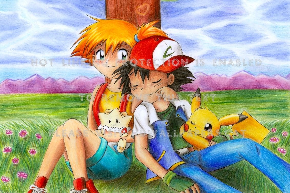 Ash, Misty, Togepi e Pikachu, 1132x753 HD, Desktop