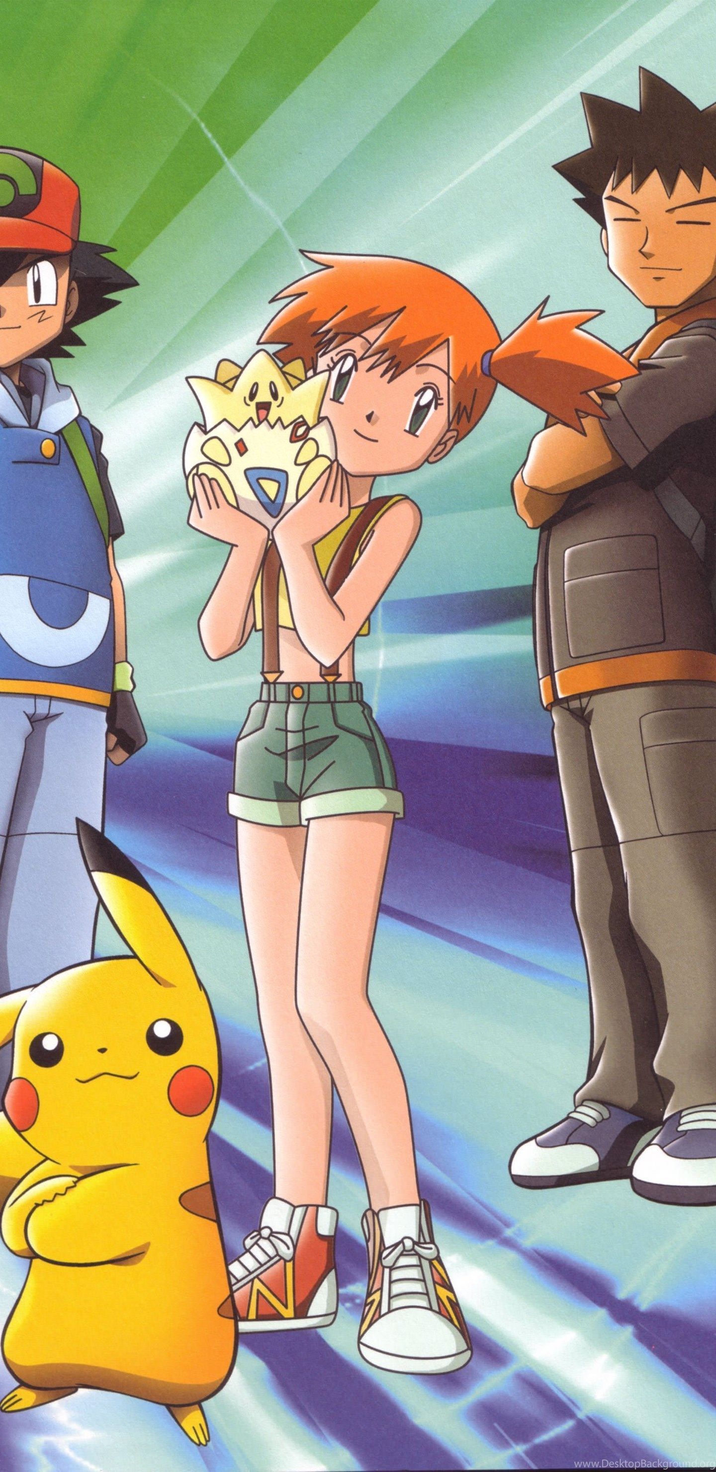 Togepi Pikachu Misty Ash Pokemon, Nintendo, 1440x2960 Full HD Verticale, iPhone