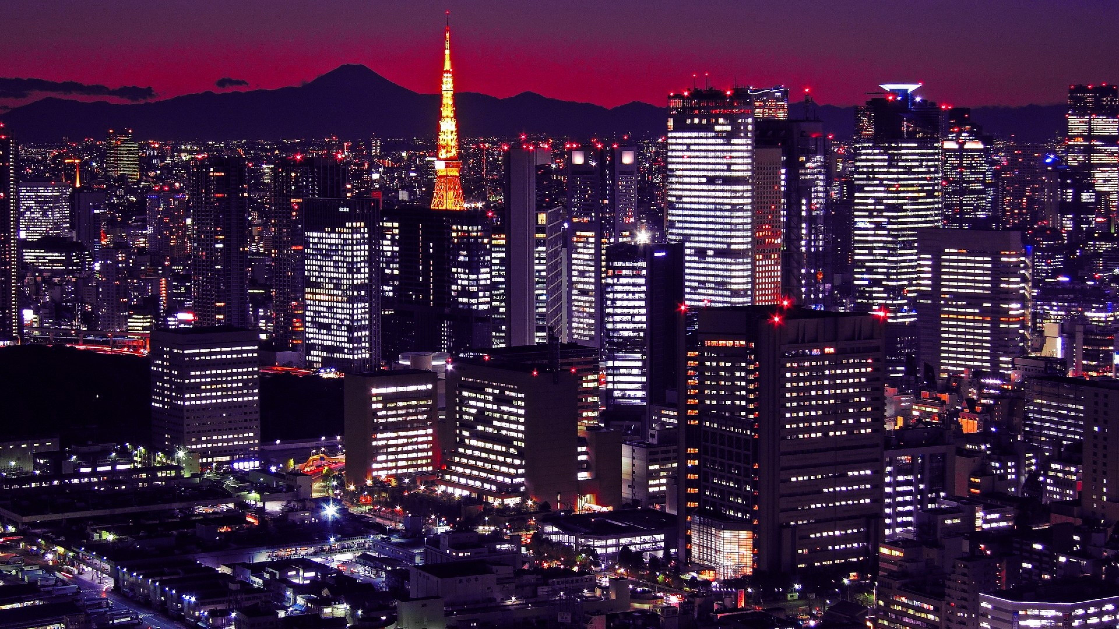 Strada notturna neon Tokyo, 675x1200 Full HD Verticale, Smartphone