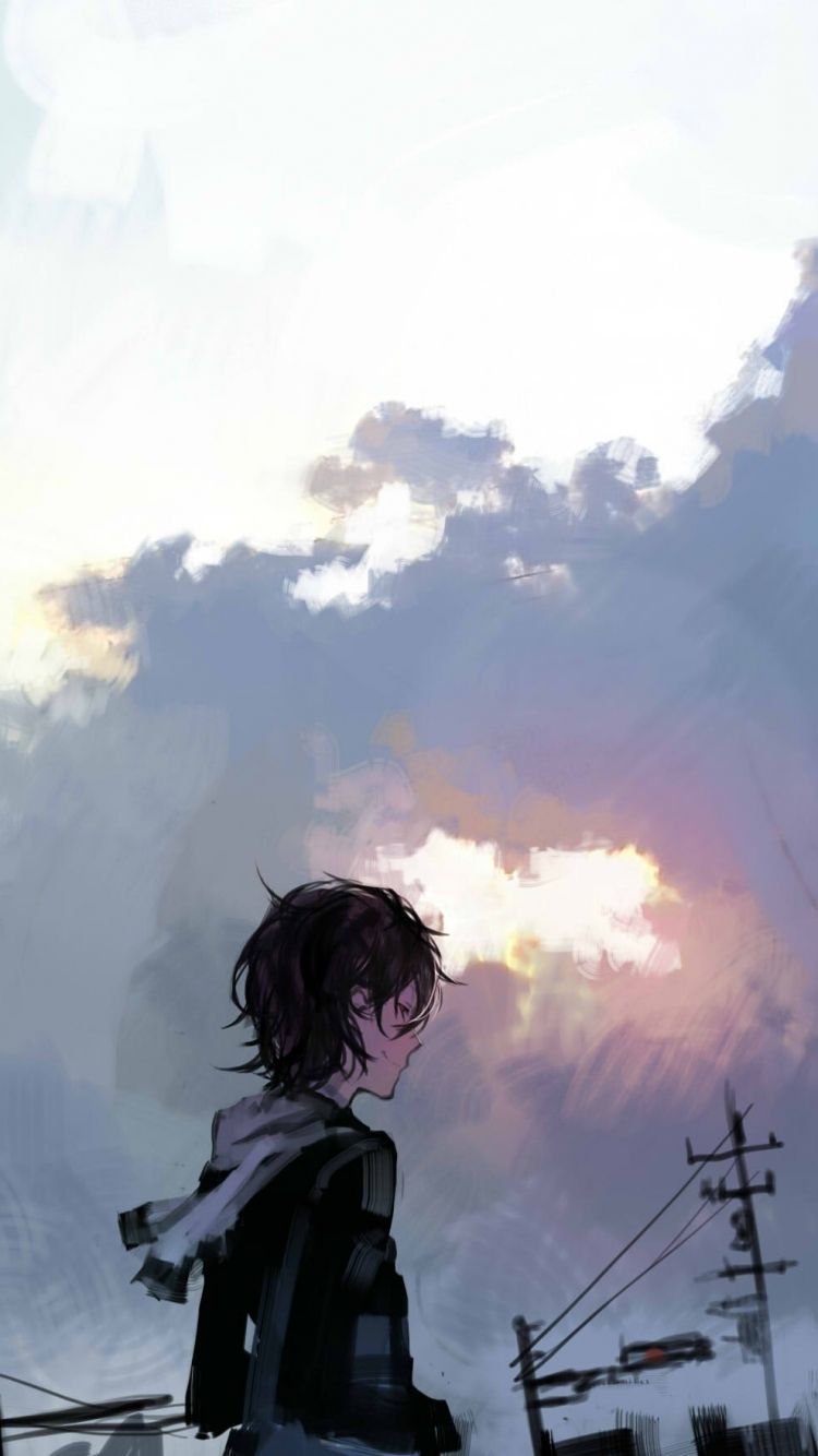 Kaneki Ken cielo nuvoloso, 750x1334 Verticale, iPhone
