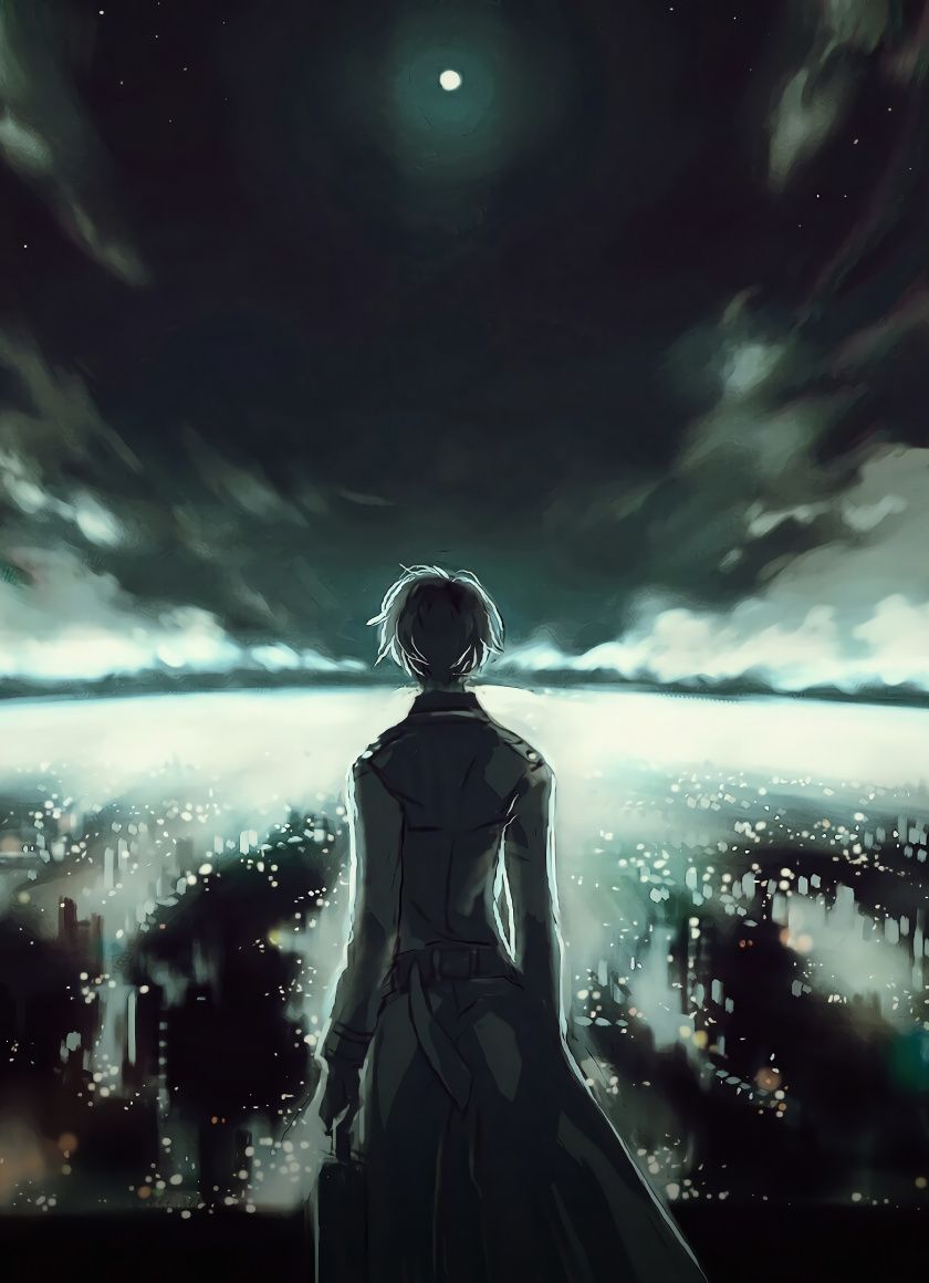 Ken Kaneki, Tokyo Ghoul, notte, 840x1160 Verticale, iPhone Pro Max