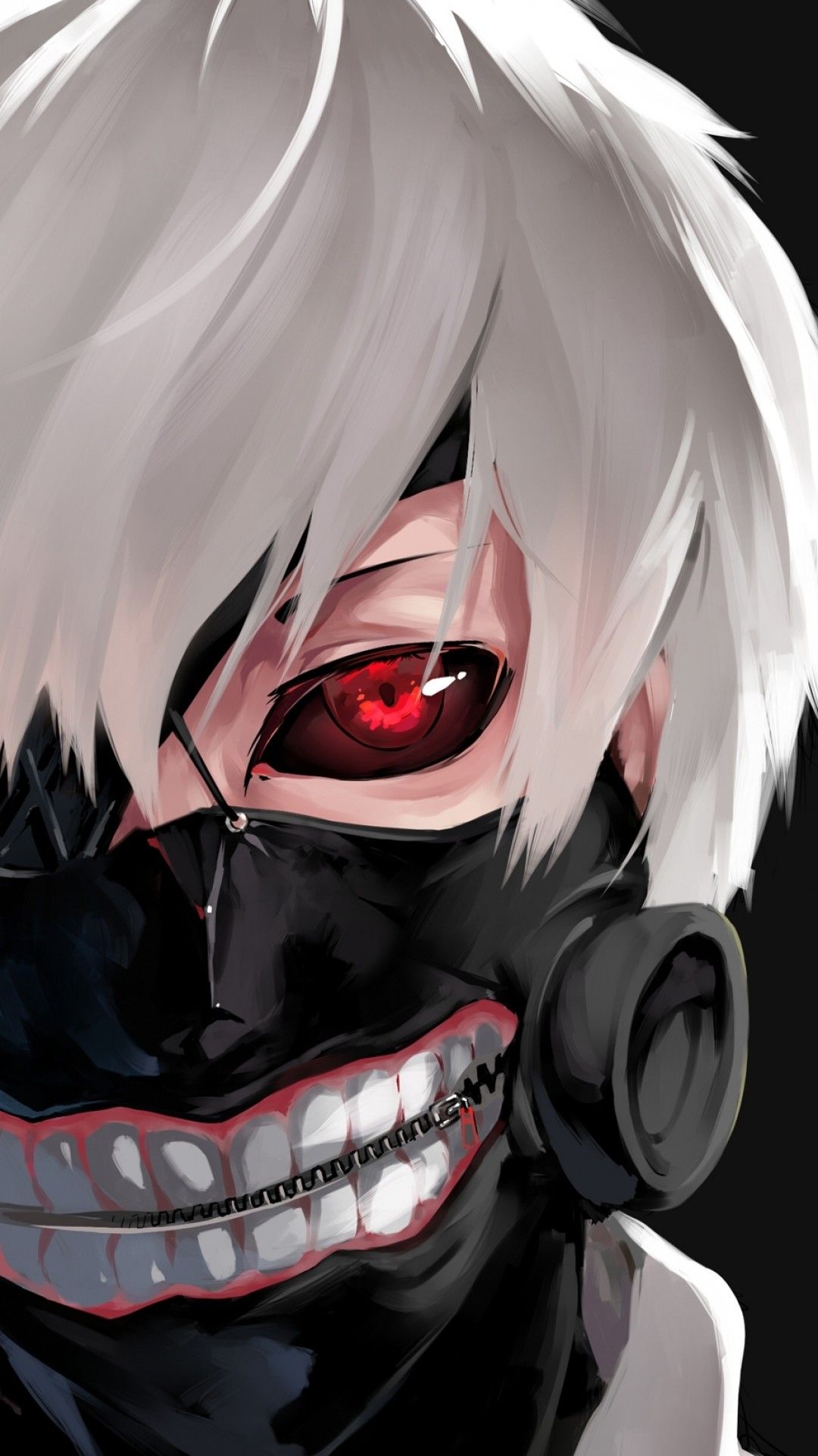 Kaneki maschera Tokyo Ghoul, 1080x1920 Full HD Verticale, iPhone Pro