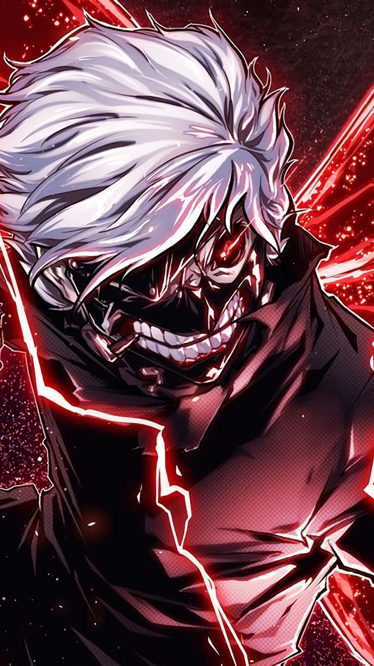Ken Kaneki, maschera Tokyo Ghoul, 750x1334 Verticale, iPhone