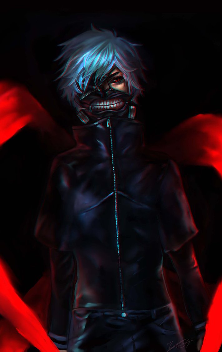 Kaneki Ken Tokyo Ghoul maschera, 711x1125 Full HD Verticale, iPhone Pro