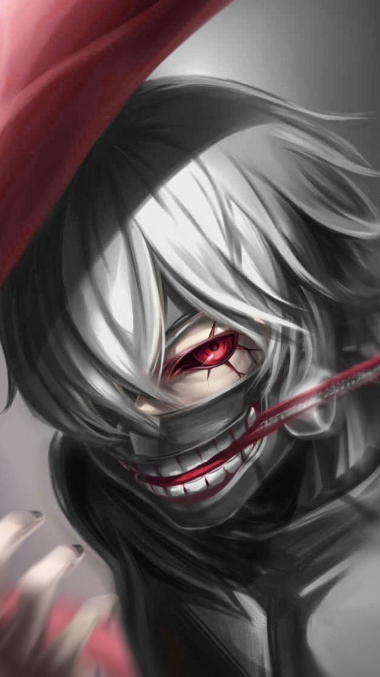 Kaneki Ken maschera Tokyo Ghoul, 750x1334 Full HD Verticale, iPhone Plus