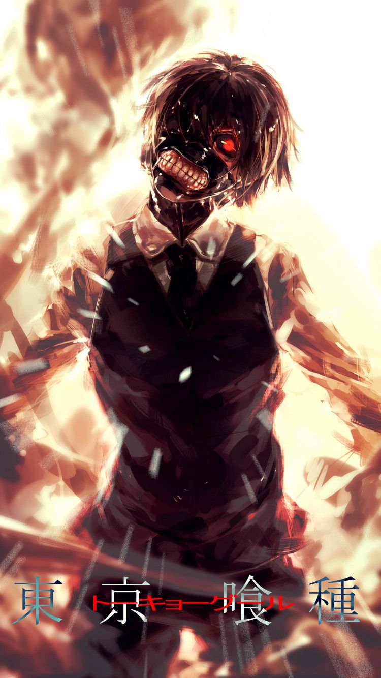 Kaneki maschera Tokyo Ghoul, 750x1334 Verticale, iPhone Pro