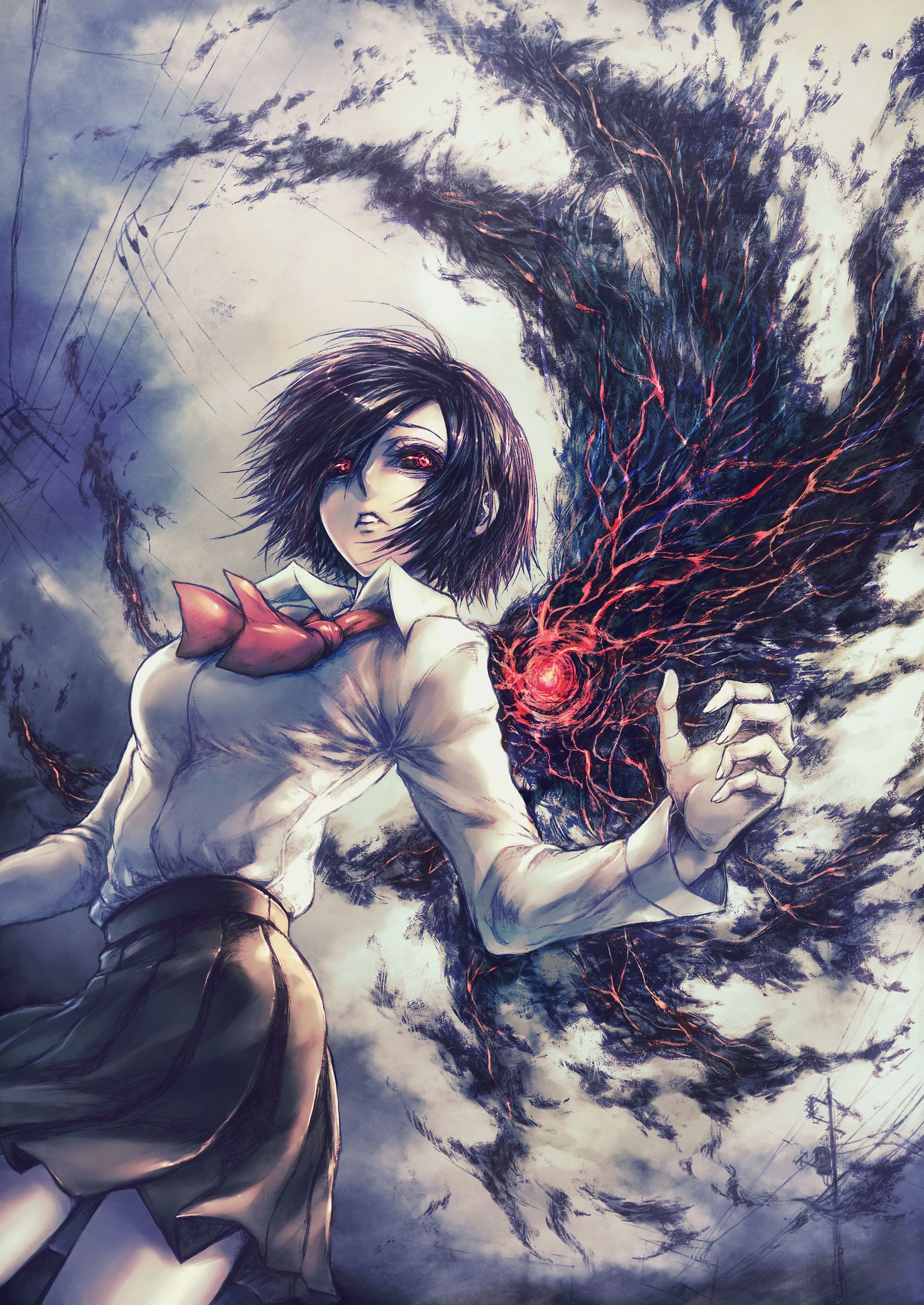 Touka Kirishima Tokyo Ghoul, 1771x2500 Verticale, iPhone Plus