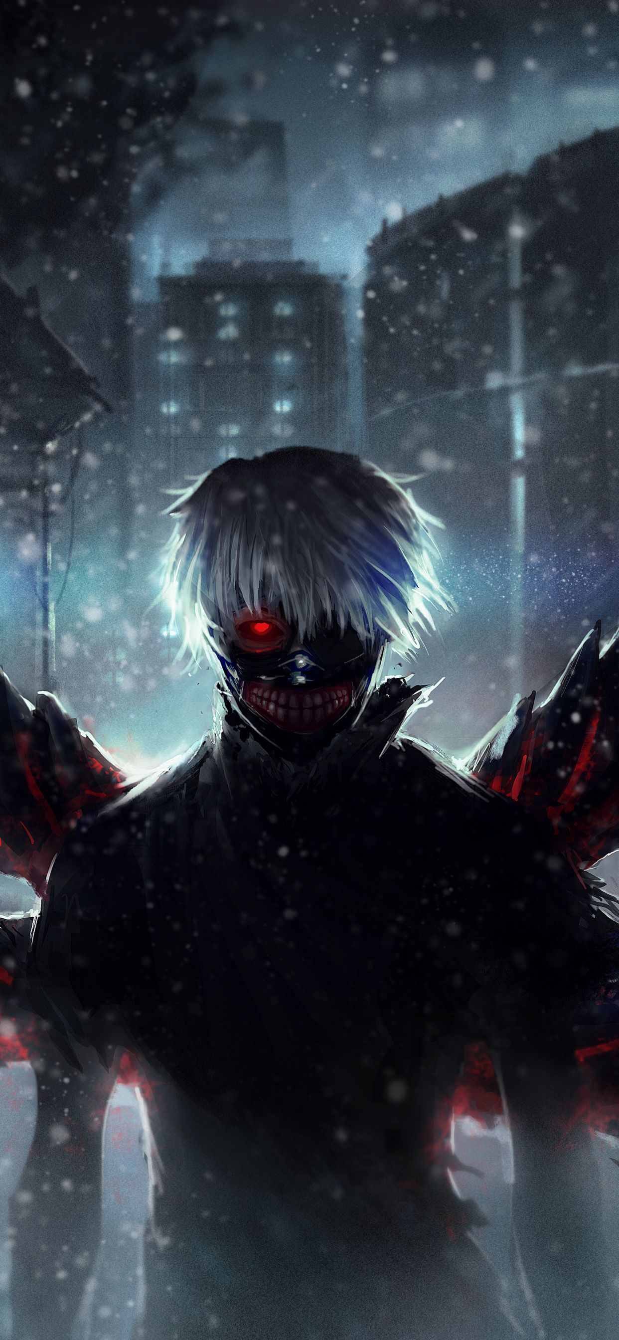 Ken Kaneki maschera Tokyo Ghoul, 1242x2688 Full HD Verticale, iPhone