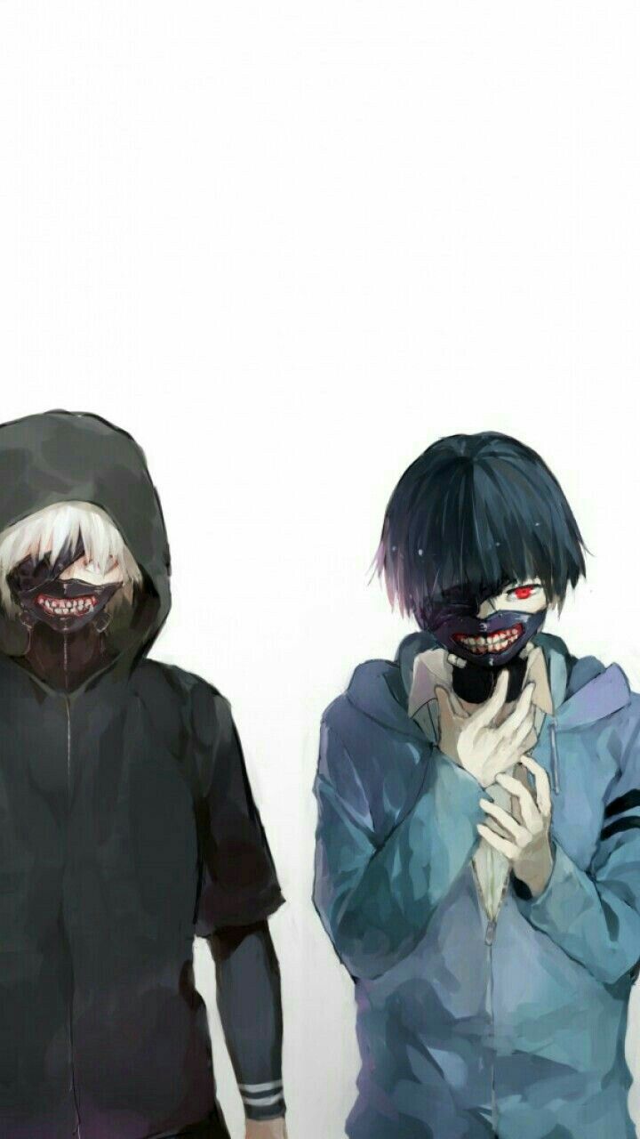 Kaneki Ken maschere Tokyo Ghoul, 720x1280 Verticale, iPhone Pro Max