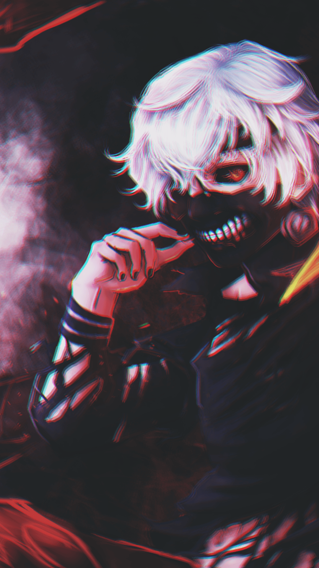 Kaneki Ken maschera Tokyo Ghoul, 1080x1920 Full HD Verticale, iPhone Plus