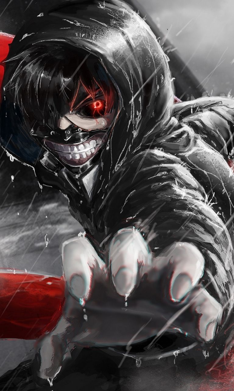 Ken Kaneki maschera Tokyo Ghoul, 768x1280 Full HD Verticale, Smartphone