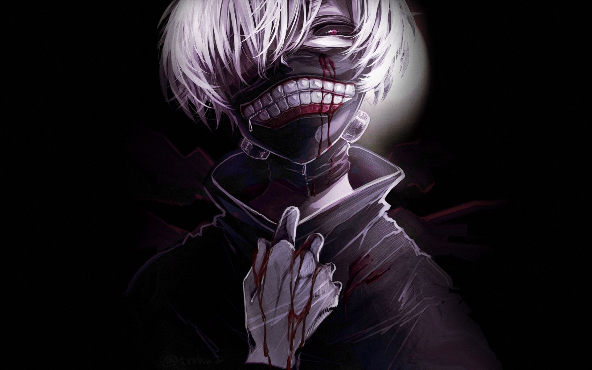 Kaneki Ken maschera Tokyo Ghoul, 1920x1200 Full HD+ WUXGA, Laptop