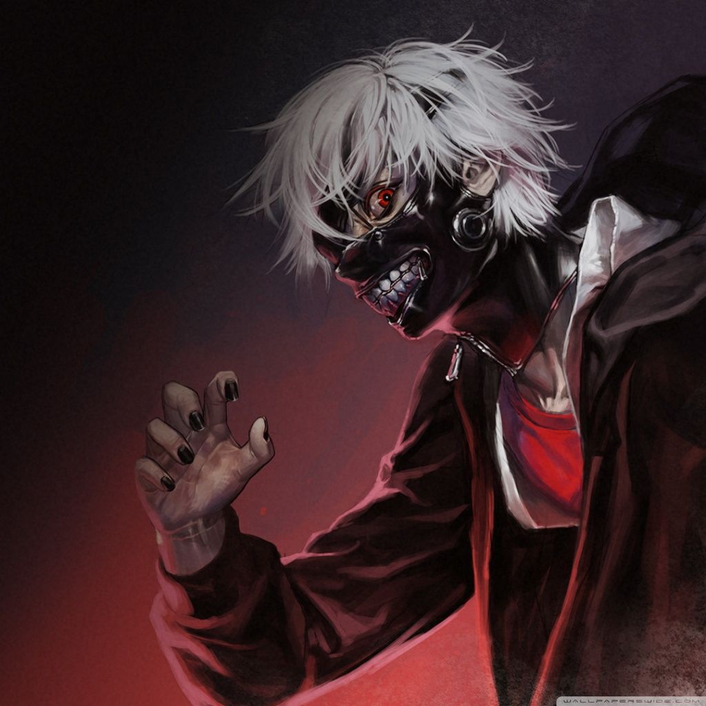 Kaneki Ken maschera Tokyo Ghoul, 1024x1024 HD, Desktop