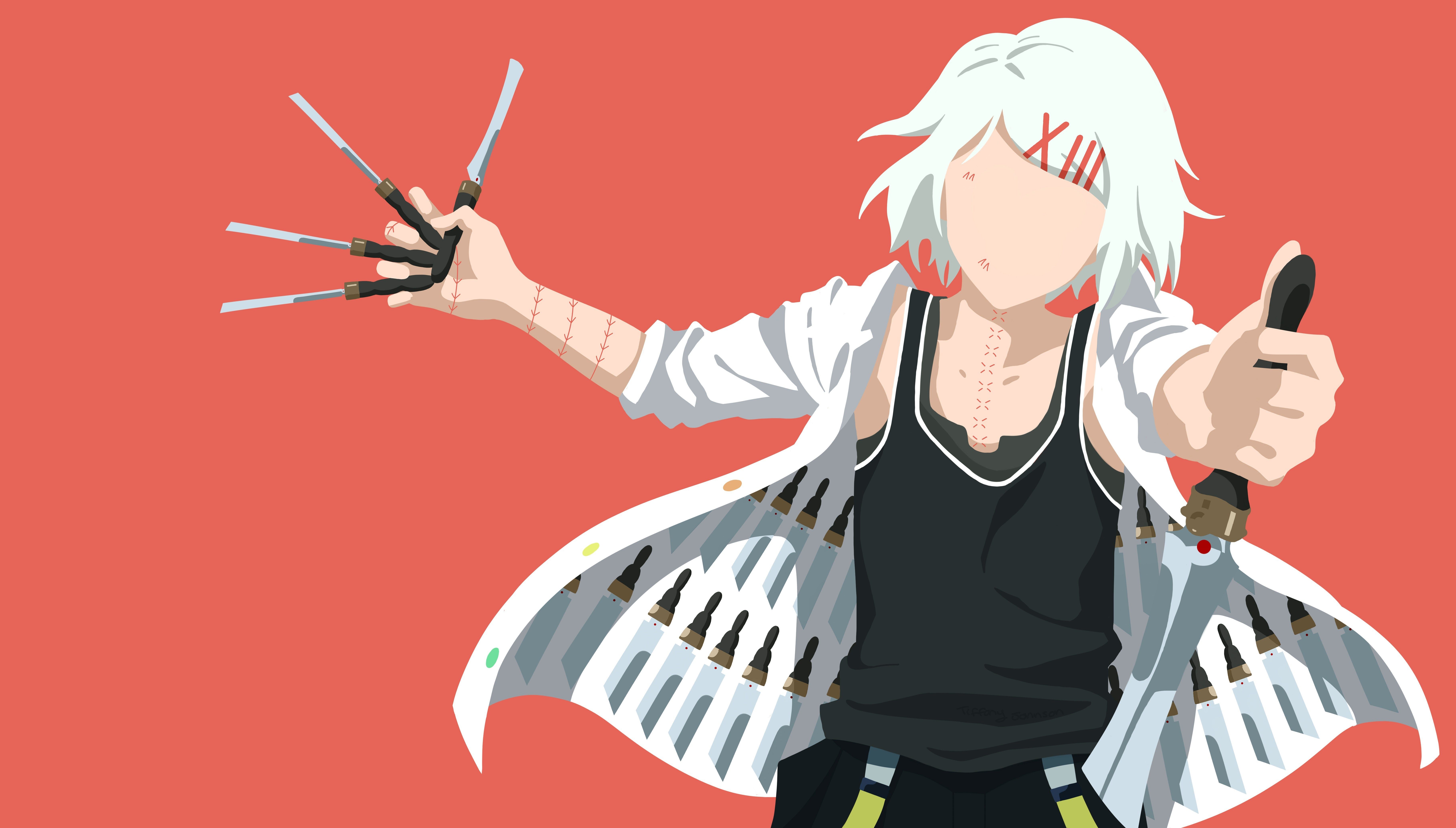 Juuzou Suzuya Tokyo Ghoul minimal, 7268x4132 4K Ultra HD, Monitor 4K