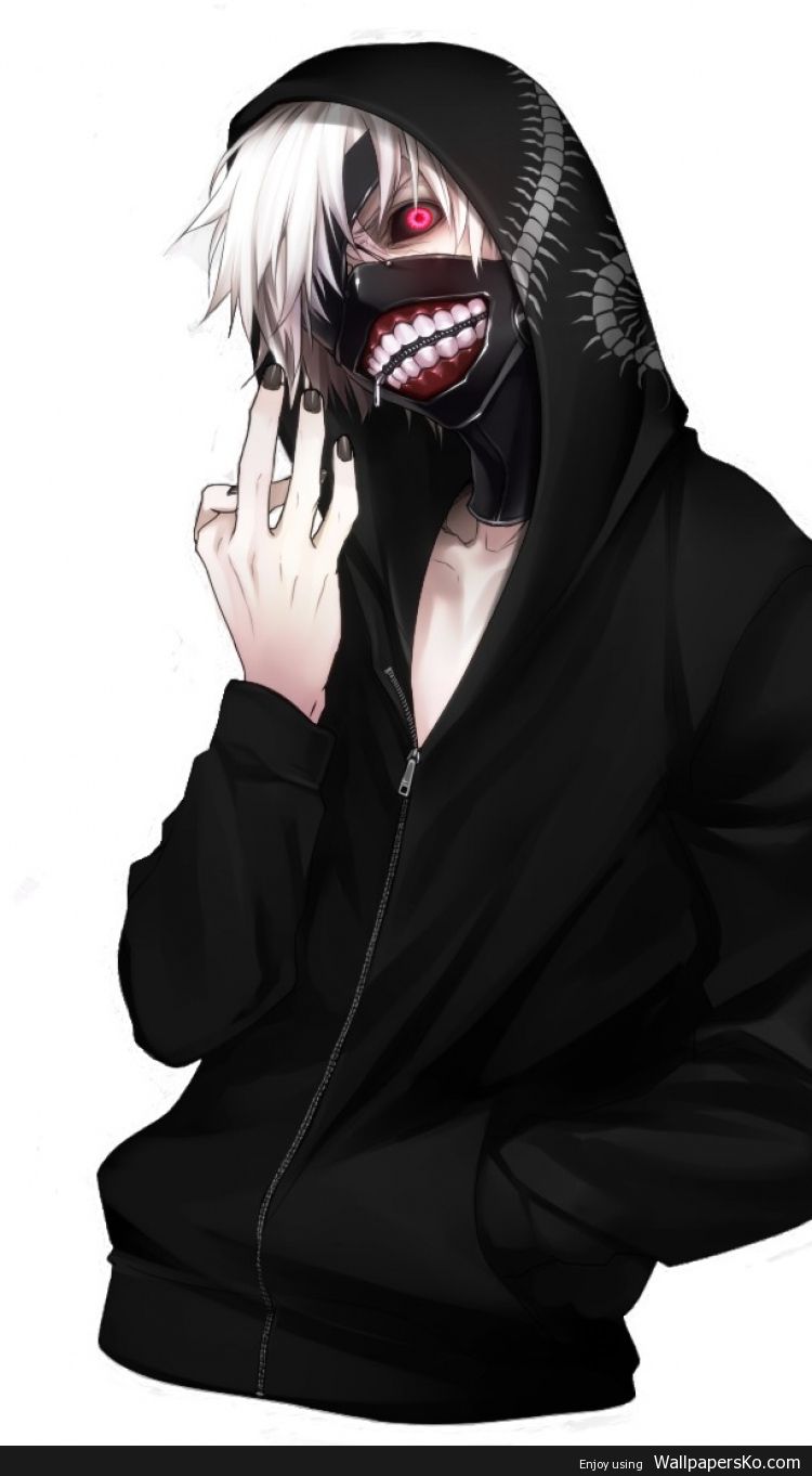 Kaneki Ken Tokyo Ghoul maschera, 750x1362 Verticale, Telefono