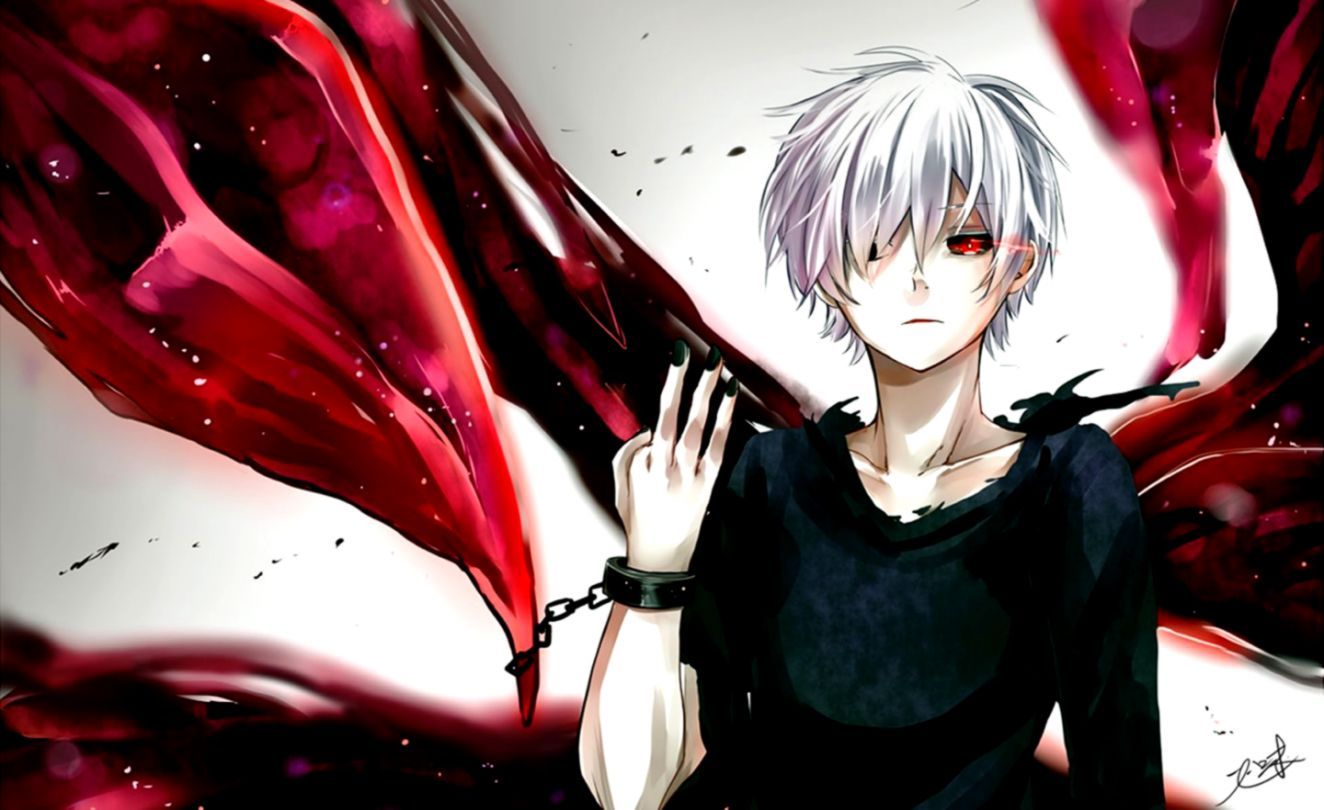 Ken Kaneki Tokyo Ghoul, 1324x810 720p, Laptop