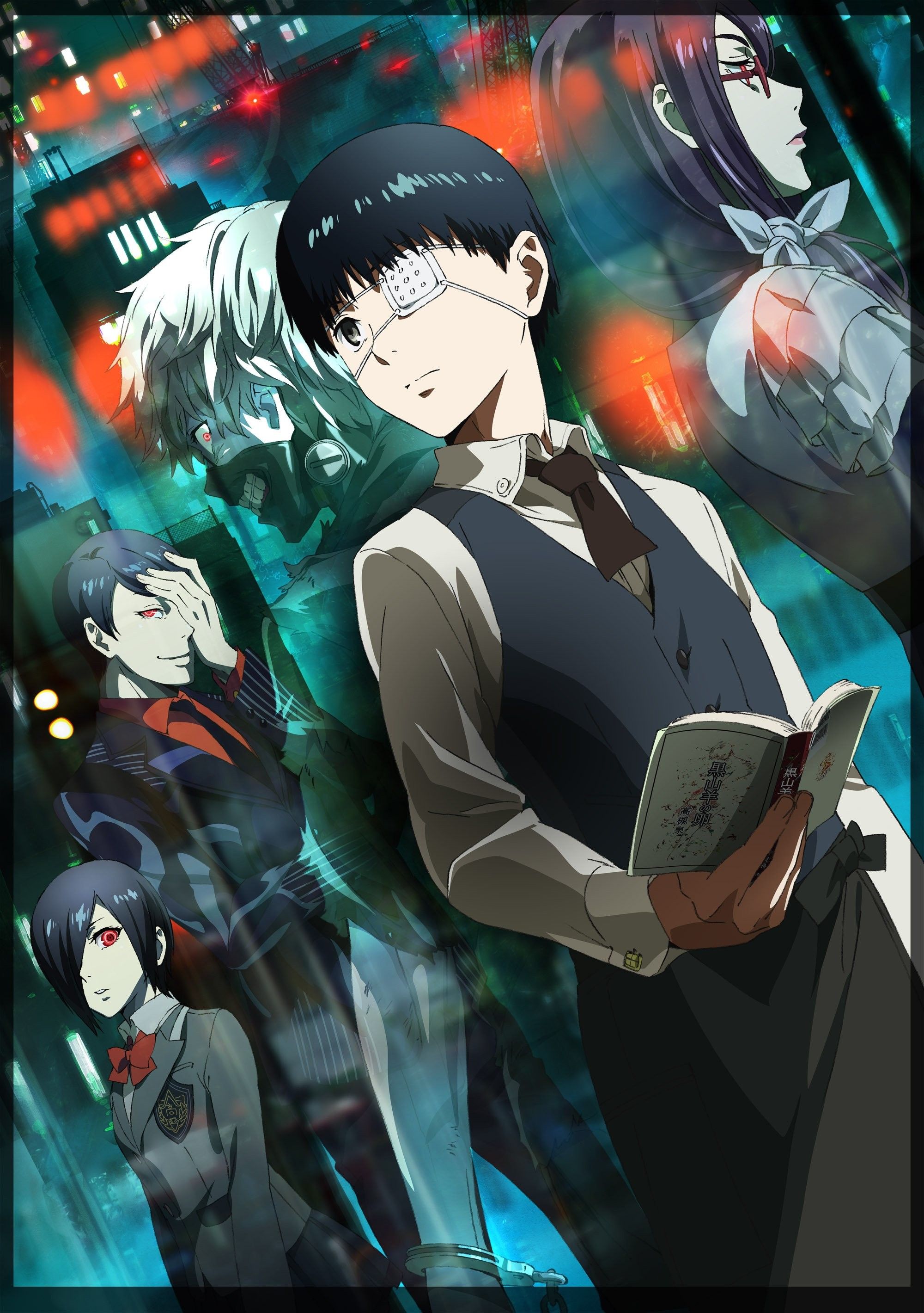 Personaggi Tokyo Ghoul anime, 2000x2839 Verticale, Telefono