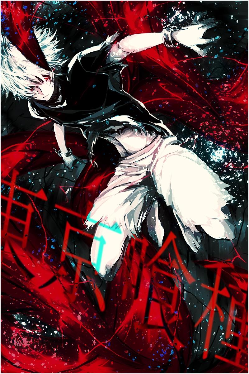 Kaneki Tokyo Ghoul maschera bianca, 800x1200 Full HD Verticale, Smartphone