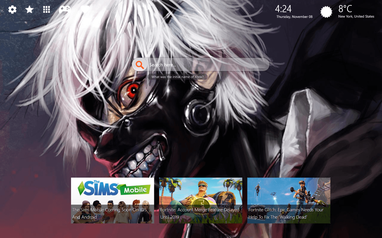 Kaneki maschera Tokyo Ghoul, 1280x800 720p, PC