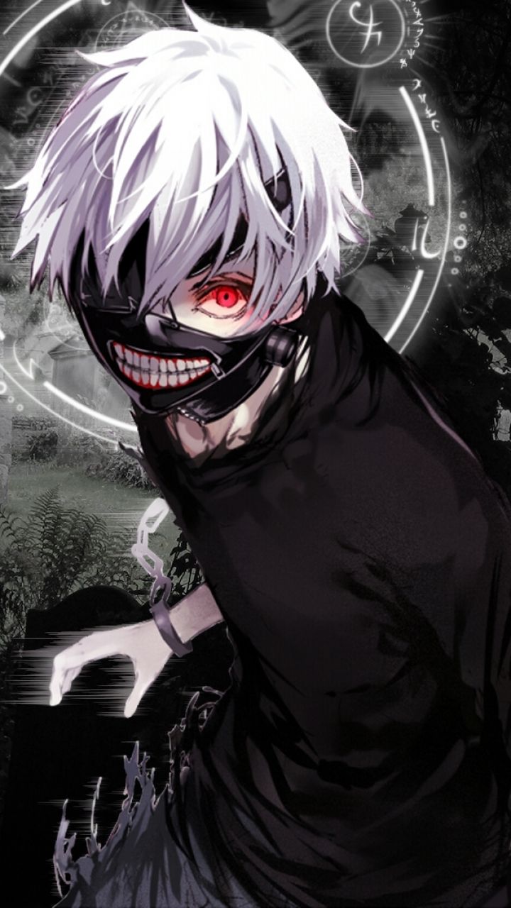 Kaneki Ken maschera Tokyo Ghoul, 720x1280 Full HD Verticale, Smartphone