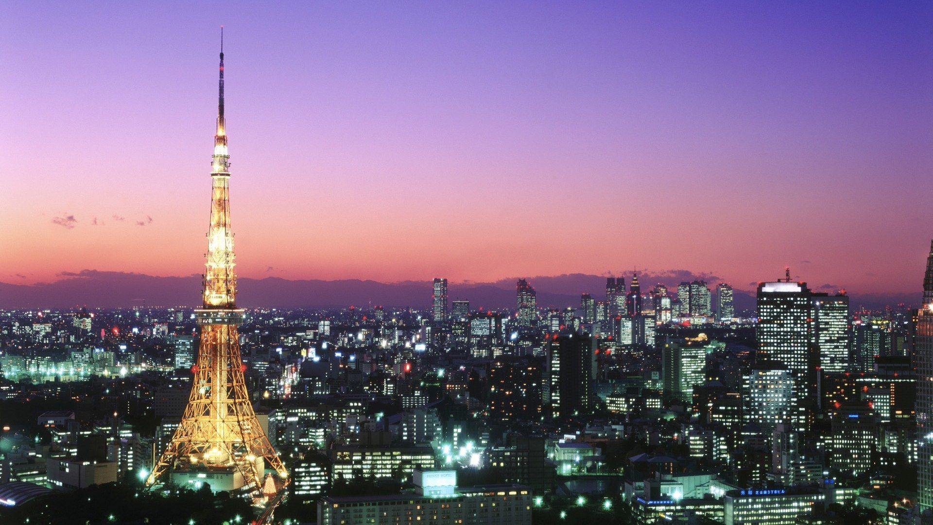 Torre di Tokyo al tramonto, 1920x1080 Full HD 1080p, PC Desktop