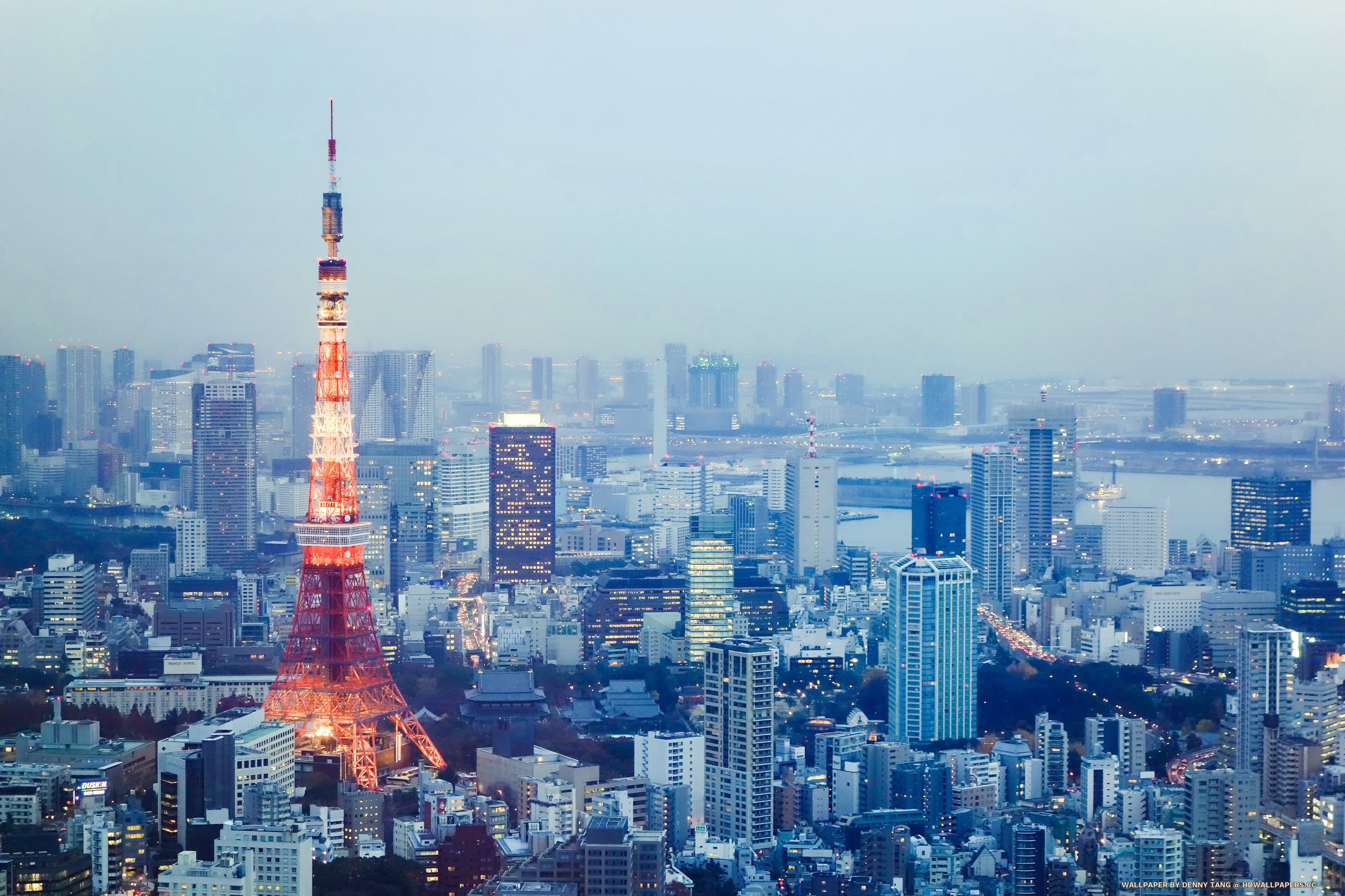 Torre di Tokyo al crepuscolo, 4098x2732 4K Ultra HD, Monitor 4K