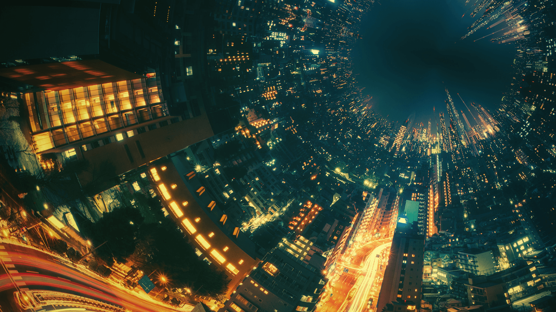 Tokyo notturna vista dall'alto, 1920x1080 Full HD, Desktop