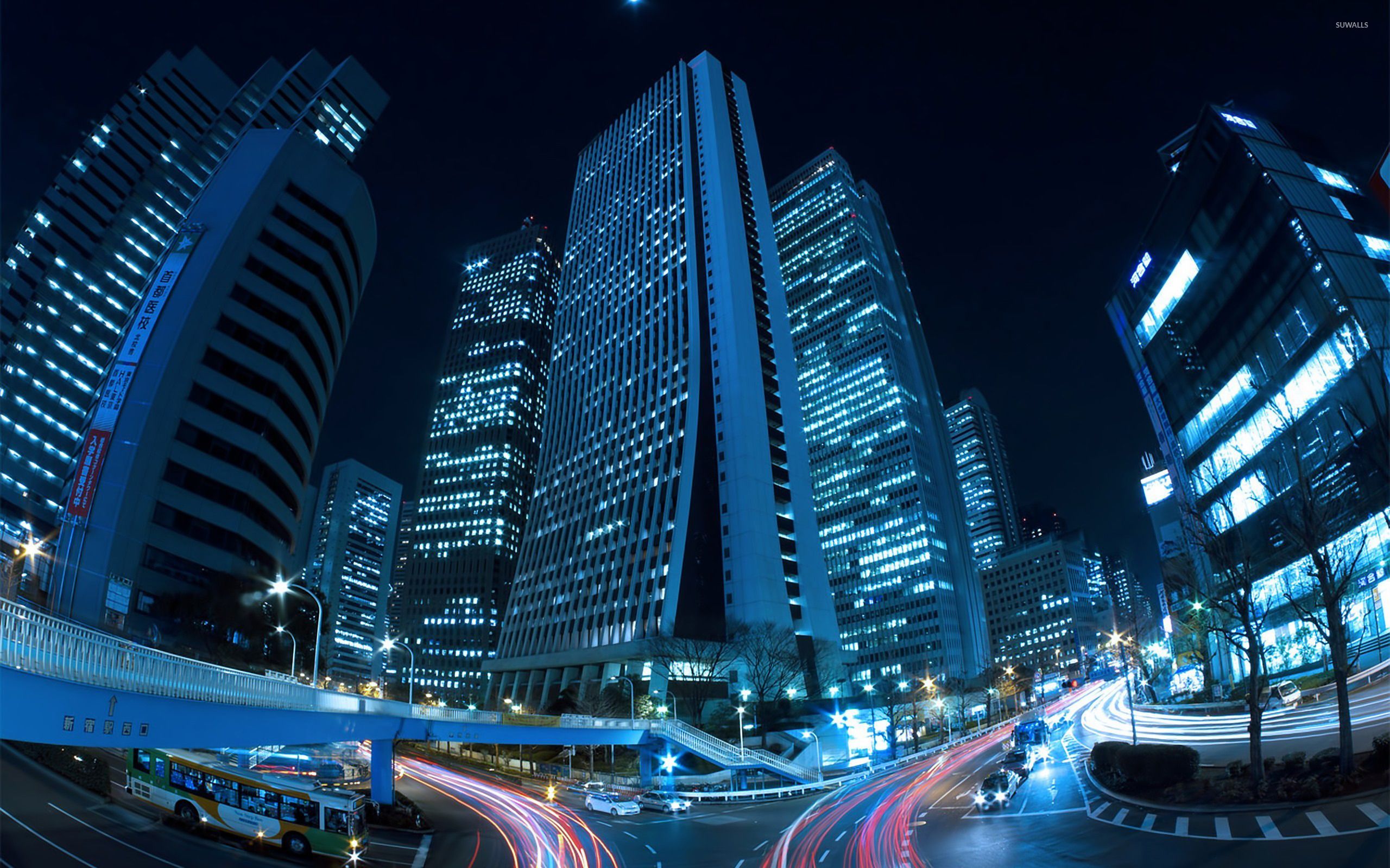Shinjuku Tokyo notturna grattacieli, 2560x1600 WQXGA, PC