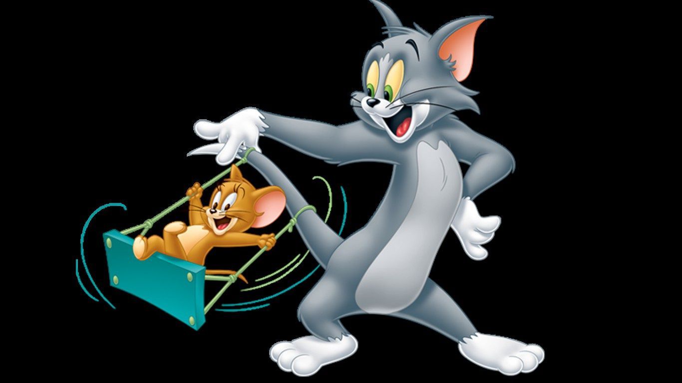 Tom e Jerry cartoon, 1366x768 720p, iMac