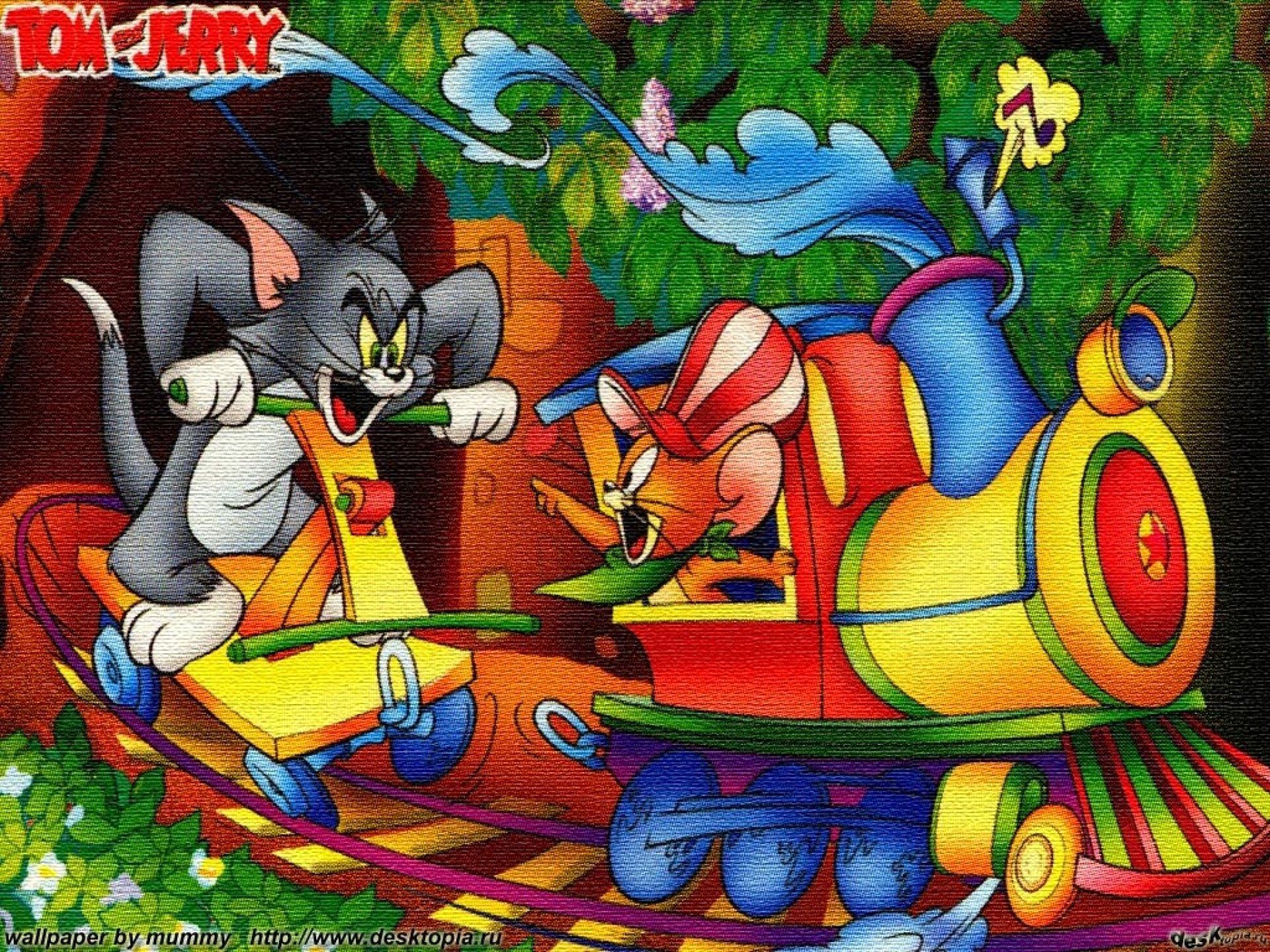 Tom e Jerry sul trenino, 1920x1440 Full HD+ WUXGA, Laptop