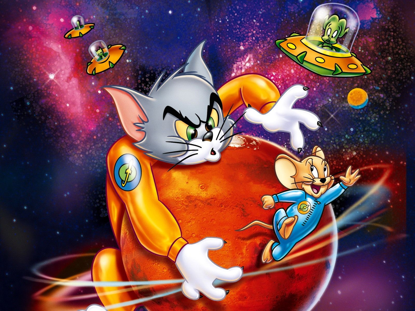 Tom e Jerry astronauti spazio, Hanna-Barbera, 1600x1200 HD Ready, PC