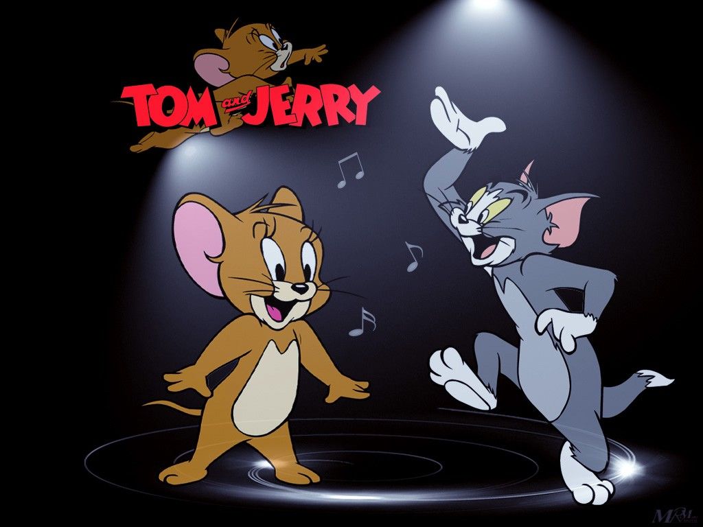 Tom e Jerry ballando, 1024x768 HD, PC