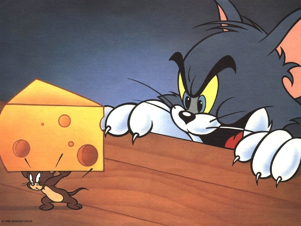 Tom e Jerry con formaggio, 1024x768 HD, Desktop