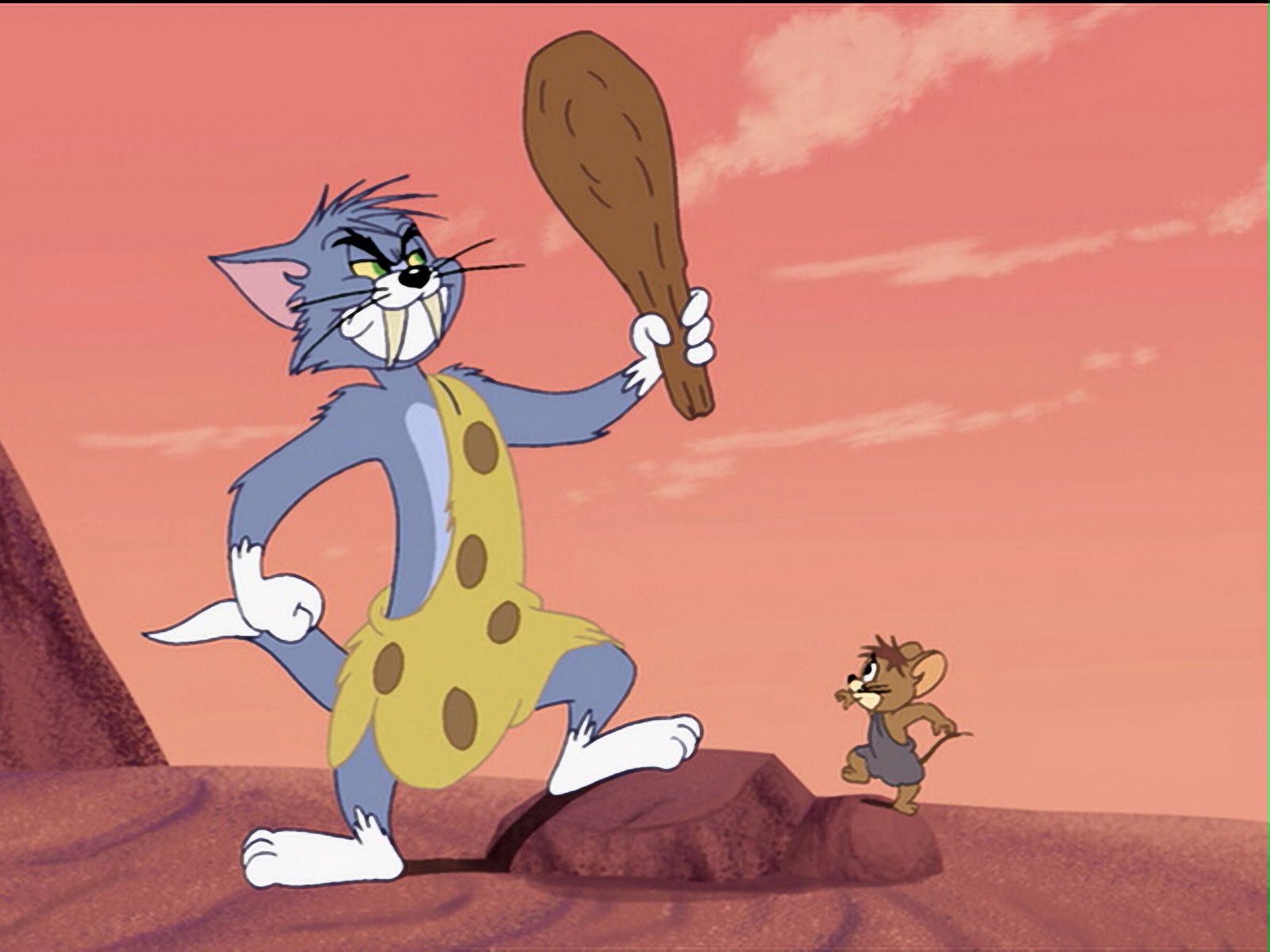 Tom e Jerry preistorici, 1600x1200 HD Ready, Laptop