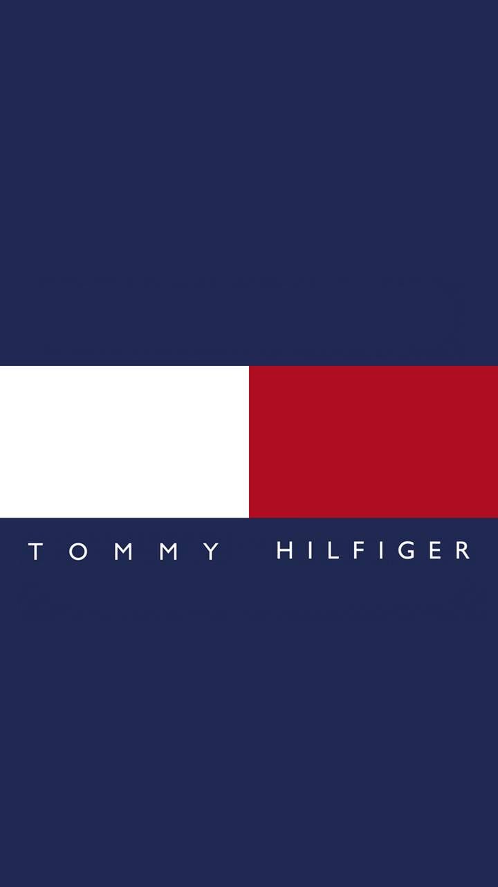 Logo Tommy Hilfiger blu, abbigliamento preppy, 720x1280 Full HD Verticale, Smartphone