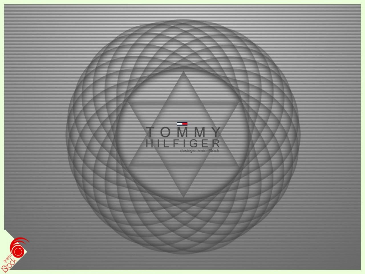 Logo Tommy Hilfiger sfocato, 1280x800 HD, HP Laptop