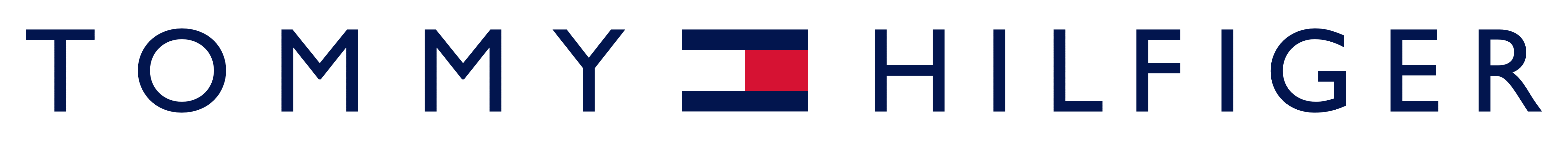 Logo Tommy Hilfiger sfondo blu, 1920x1080 Full HD 1080p, Desktop