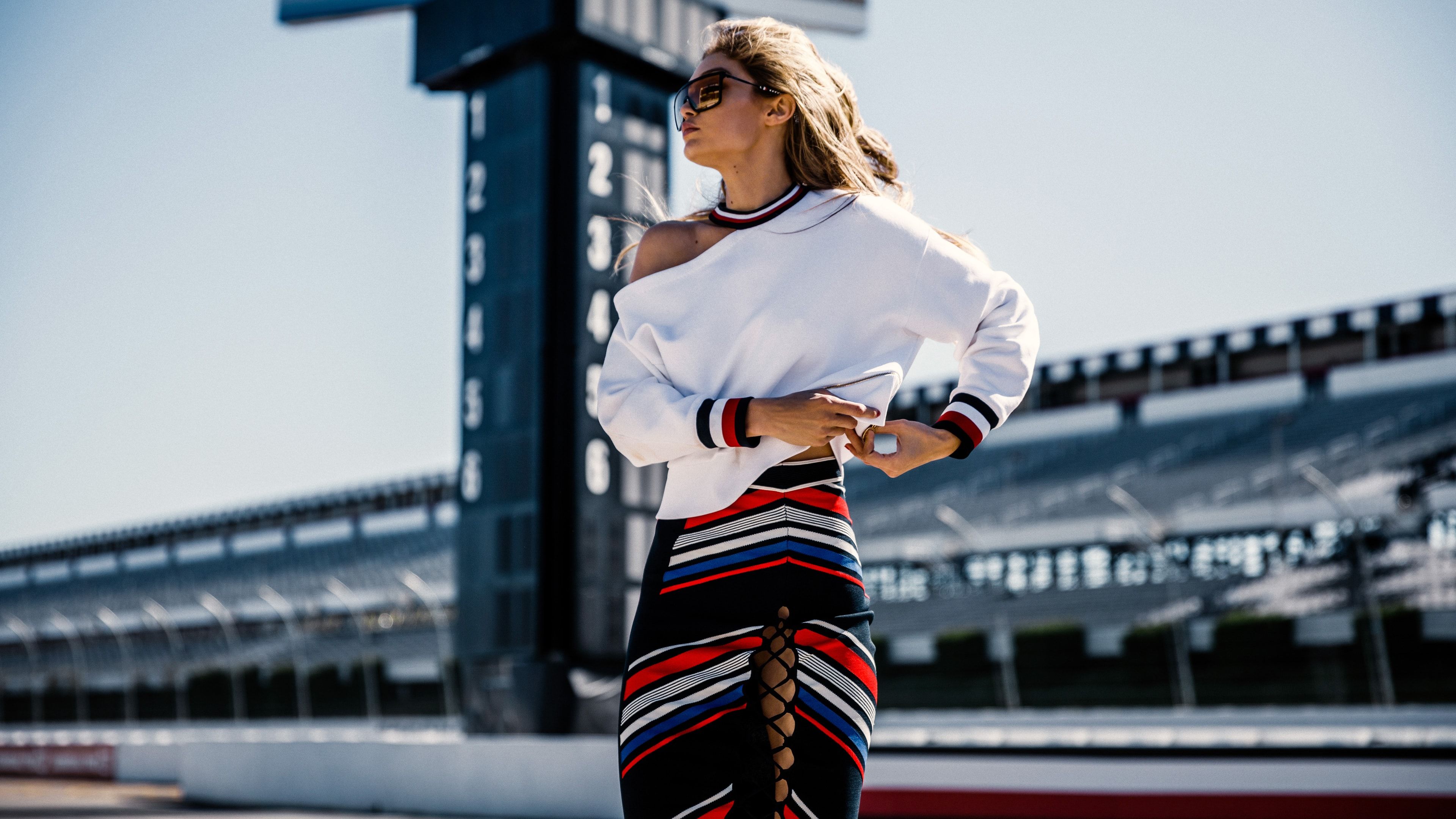 Donna moda pista da corsa, 3840x2160 UHD, PC 4K