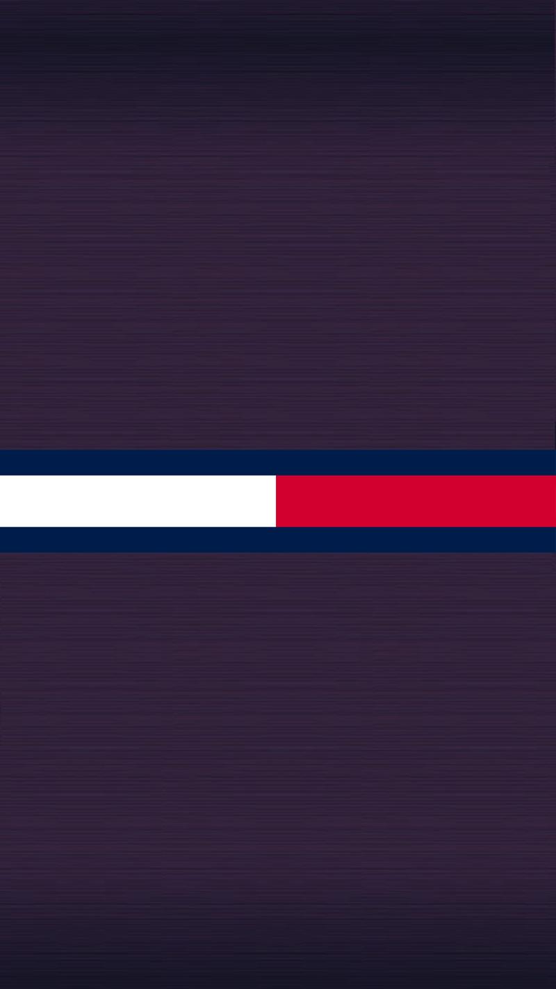 Logo Tommy Hilfiger sfondo viola, 800x1422 Full HD Verticale, Samsung Galaxy