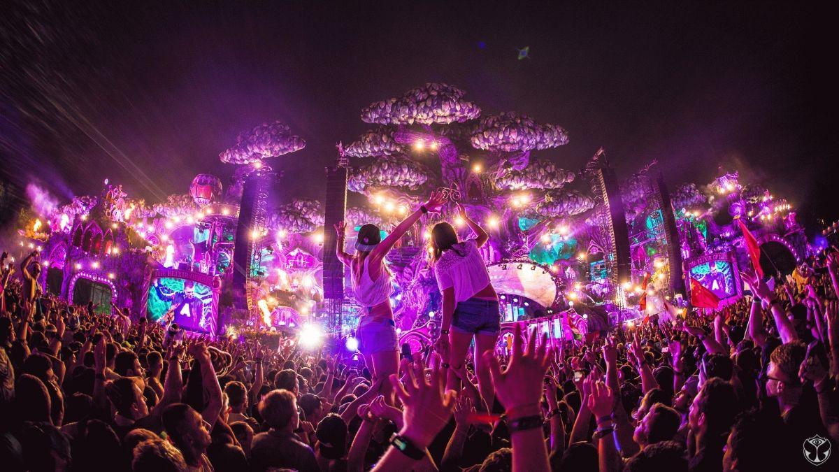 Festival Tomorrowland palco luminoso, 1200x675 HD, Desktop