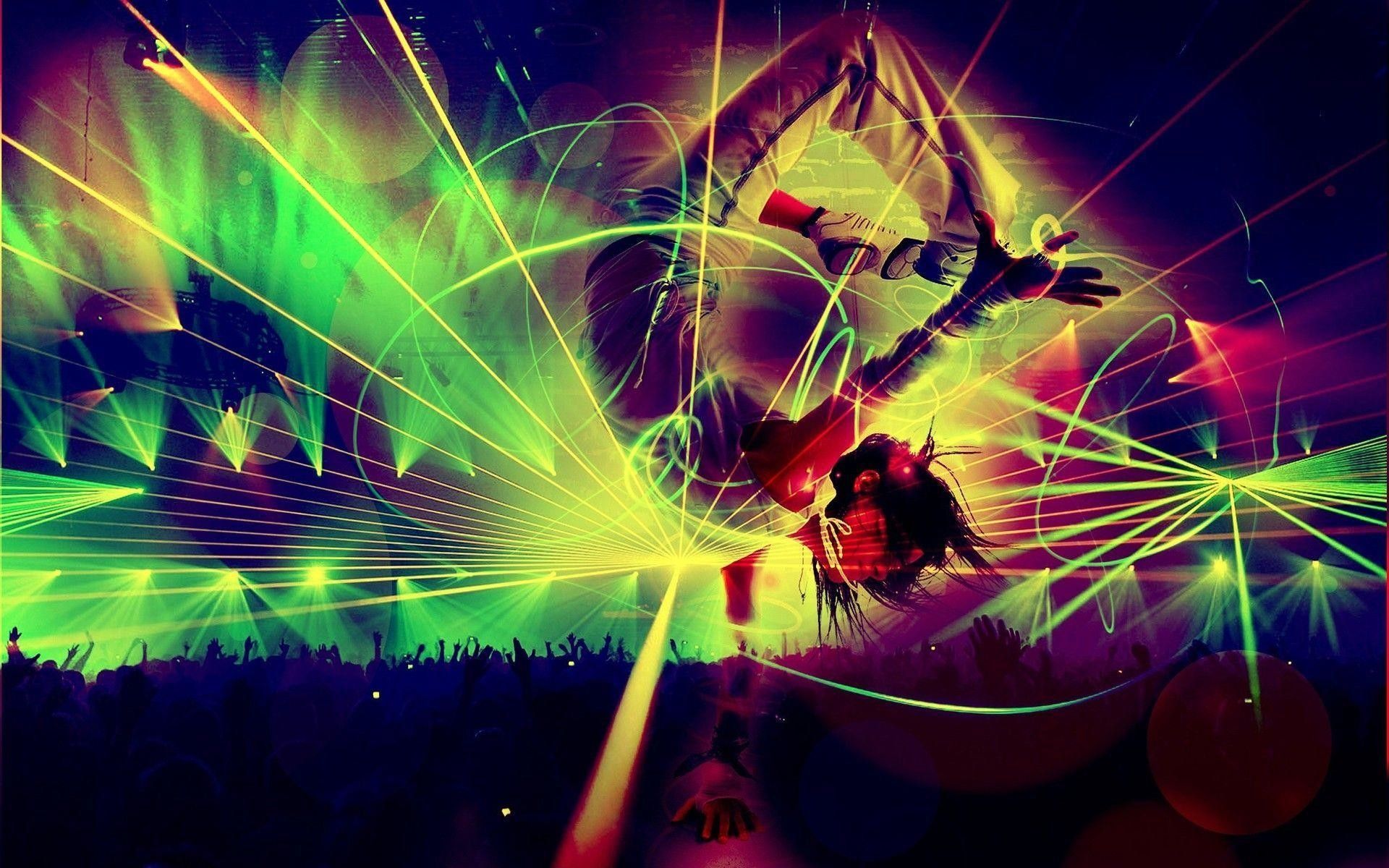 Festival musicale luci laser, 1920x1200 Full HD+, iMac