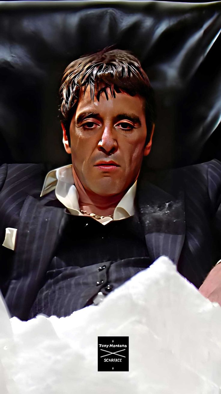 Tony Montana Scarface cocaina, 736x1308 Full HD Verticale, Smartphone