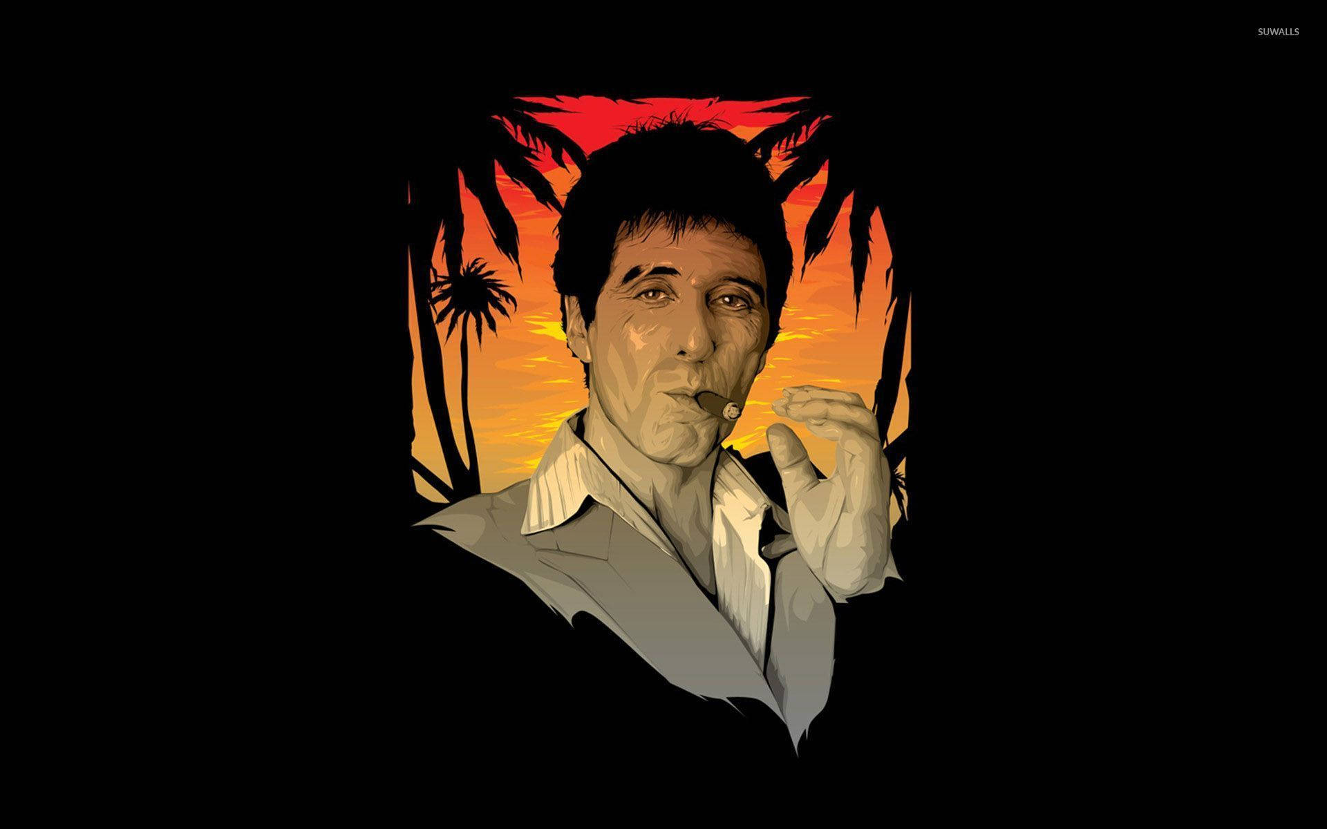 Tony Montana Scarface tramonto, 1920x1200 WUXGA, iMac