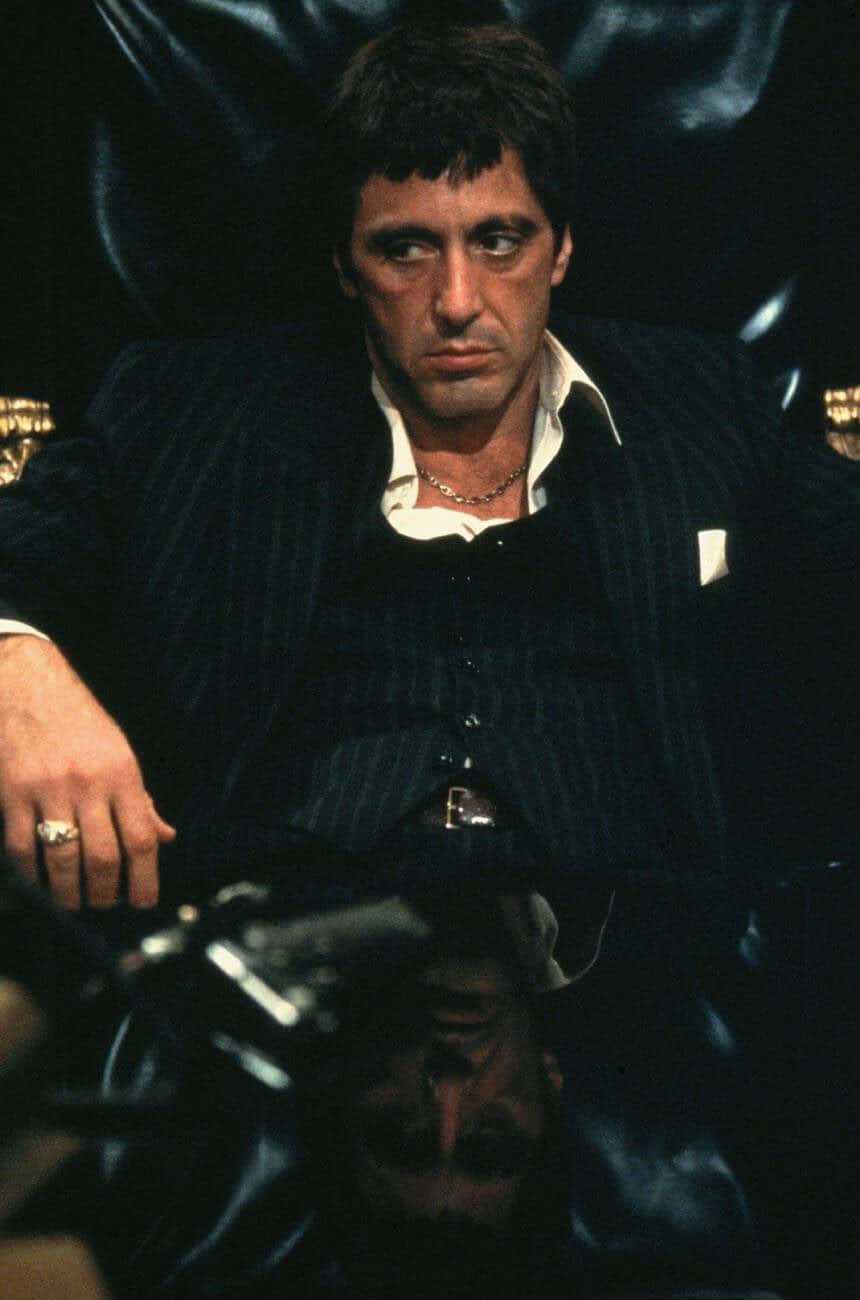 Tony Montana Scarface poltrona, 860x1300 Full HD Verticale, iPhone