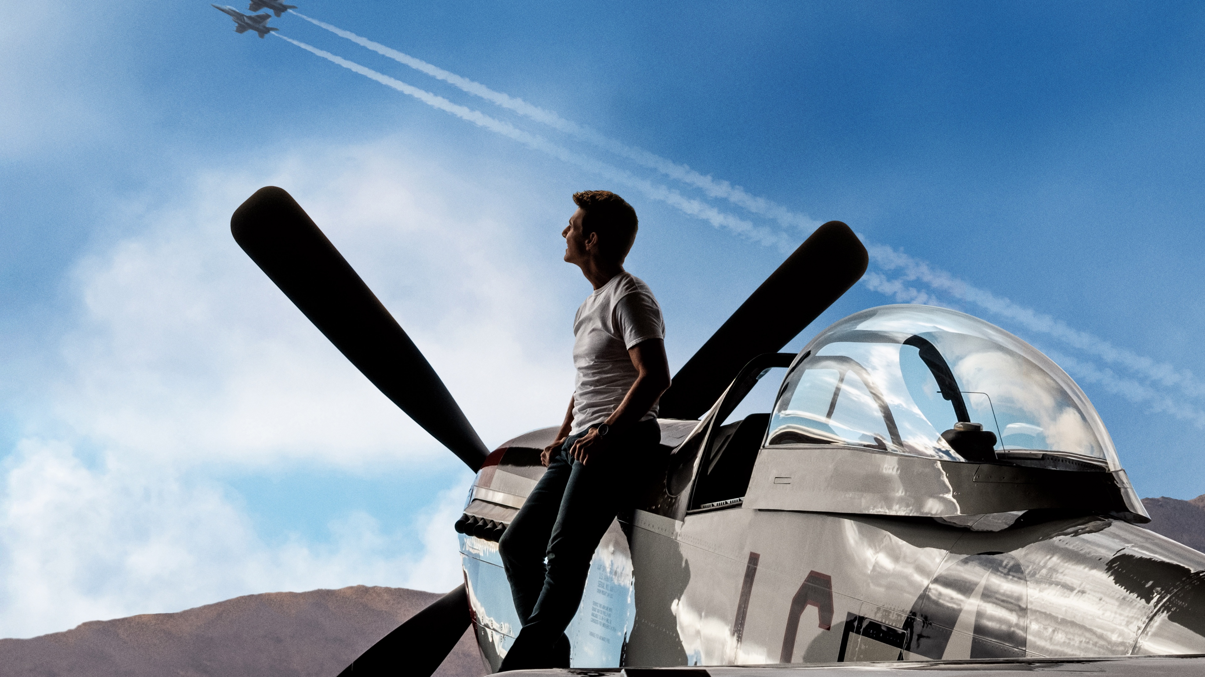 Top Gun Maverick aereo pilota, 3840x2160 Ultra HD, Monitor 4K