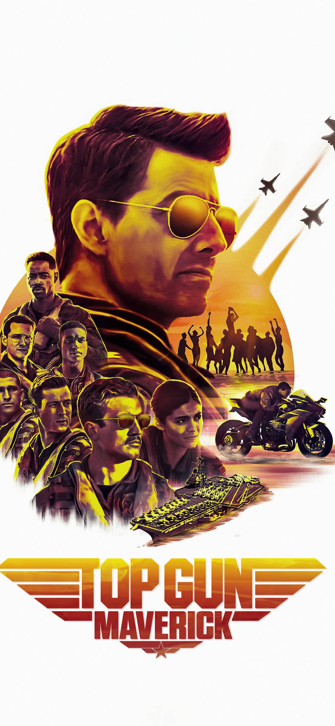 Top Gun Maverick poster, 1125x2436 Verticale, Telefono
