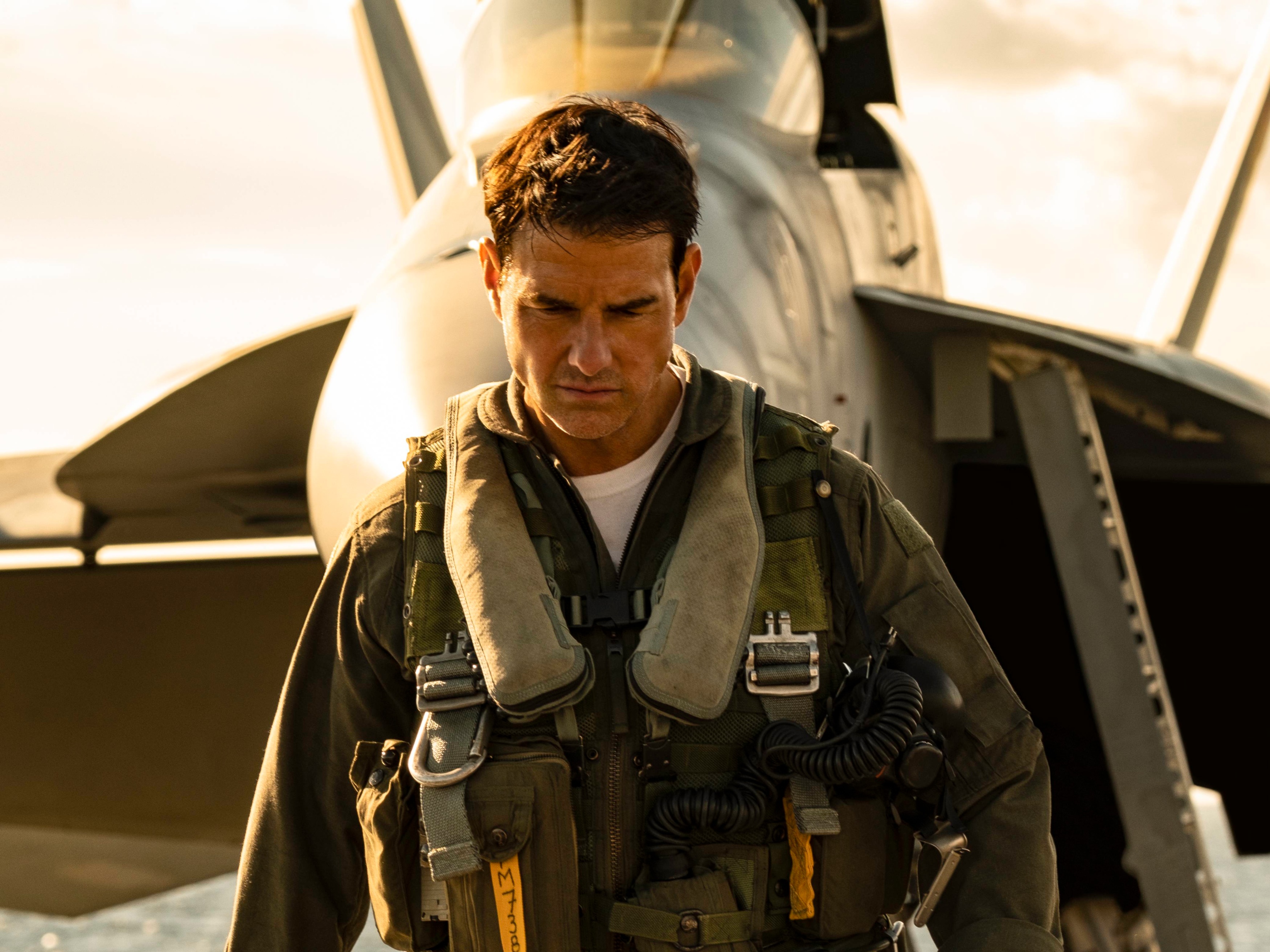 Tom Cruise pilota Top Gun, 3500x2625 2K+, Monitor Gaming