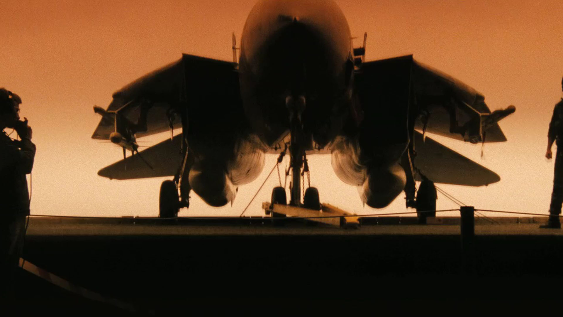 Caccia F-14 su portaerei, 1920x1080 Full HD, Desktop